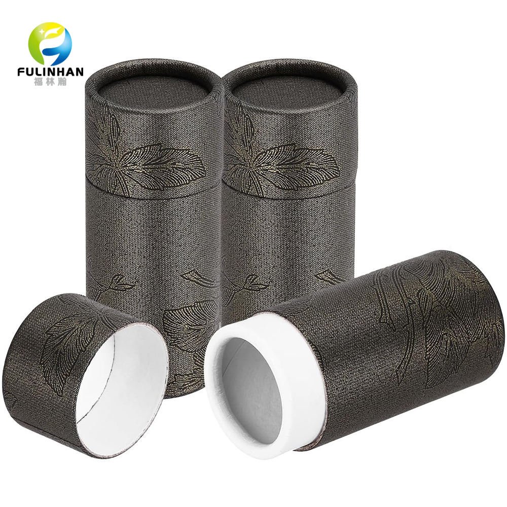 Custom Biodegradable Tea Paper Tube Packaging